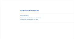 Desktop Screenshot of download.acap.edu.au